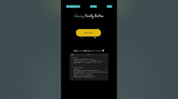 ✨ Stunning Glowing Firefly Button Using HTML & CSS! #webdevelopment #coding #animation #shorts