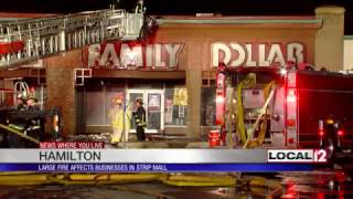 Arson Investigation: Strip mall on Dixie Highway in Hamilton catches fire