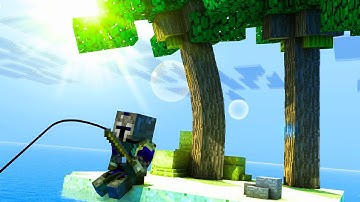 Fishing For Treasure! Our Skyblock Adventure: Part 3