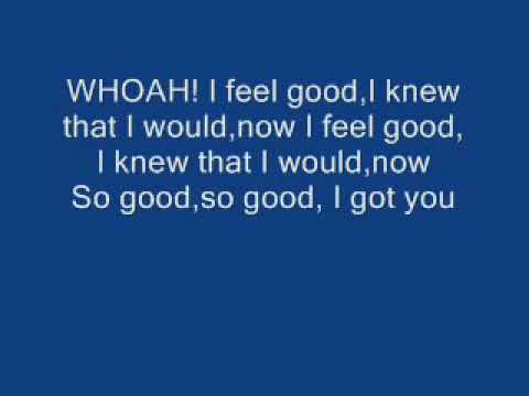 I Got You [I Feel Good] - Lyrics - James Brown