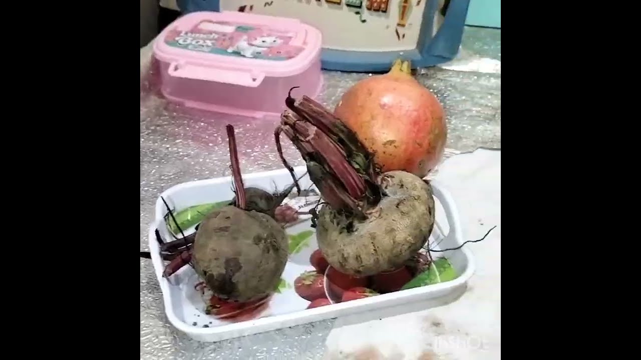 البنجر أو الشمندر لعلاج فقر الدم 🤗كيفيه تحضيره 👌لكل من يعاني من فقر الدم لازم يشوف الفيديو😋