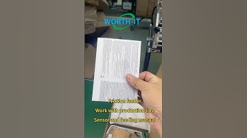 Friction feeder sensor and feeding manual #feeding#paper