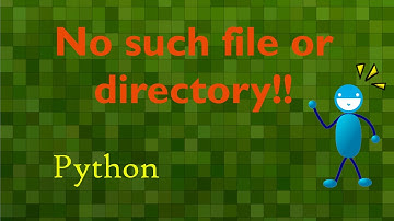 No such file or directory python - error easily solved in Pycharm code editor