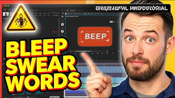 Bleep Swear Words EASY - CapCut PC Beep Effect Tutorial (Clean Audio Fast)