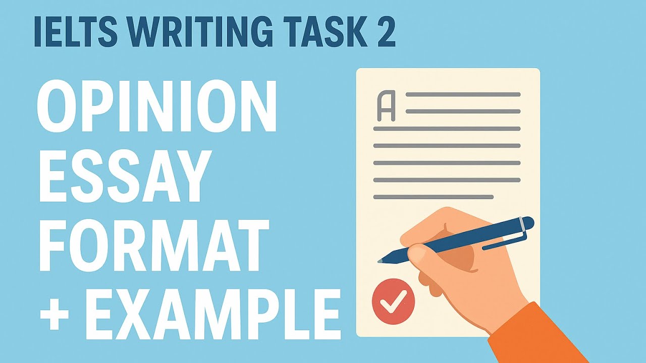 IELTS Writing Task 2: Opinion Essay Format + Example