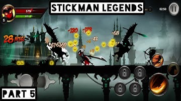 Stickman legends: Shadow War Offline  Fighting Game - Gameplay Walkthrough Android - Part 5