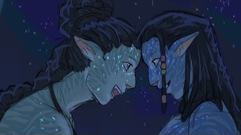 Avatar 2 NETEYAM AND AONUNG ship arts AMV– Only our world 💜💙 #avatar2 #neteyam