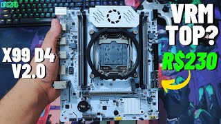 A MELHOR X99 BRANCA DE R$230? QIYIDA X99 D4, TESTEI COM O XEON 2697V3 E 2697AV4