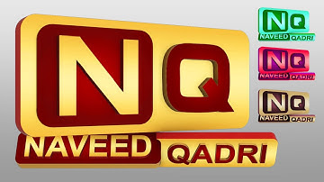 NQ 3D Animation Logo in After Effects, Hadi Gfx, #23, Golden & Red Theme Animate