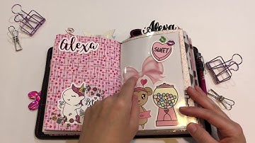 B6 Traveler’s Notebook Flip Through: Valentine’s Setup