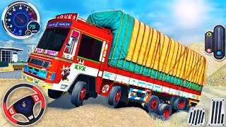 Indian Lorry Cargo Truck Driver Simulator- Offroad Uphill Mountain Truck Driving:Android Gameplay screenshot 3