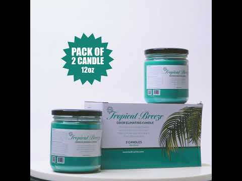 Tropical Breeze Candle – Refresh Your Space Instantly! #candle #scentedcandles