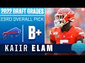 Bills fill MAJOR NEED with CB Kaiir Elam at No. 23 | 2022 NFL Draft Grades