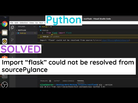 SOLVED : Import “flask” could not be resolved from sourcePylance in Python