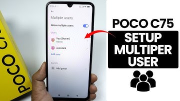 How to Enable Multiple User In Poco C75 - Setup Multi User