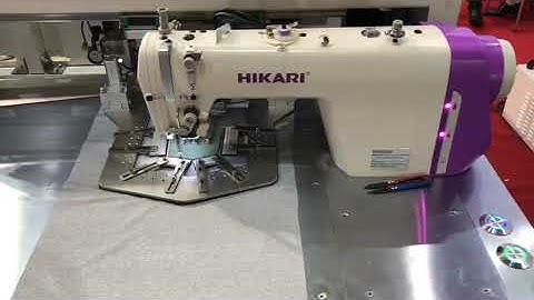 Hikari Focusing on New Technology and Automation industrial Sewing Machines working Station and cal