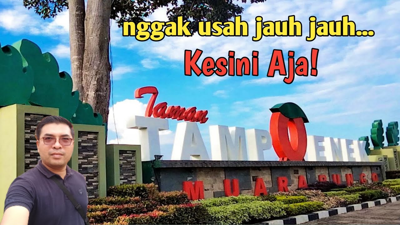 Wisata Muara bungo |Taman Tampoenek, tempat hiburan keluarga#tamankota#muarabungo
