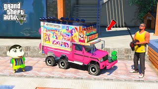 Franklin & Shinchan Buy Mini RC 6X6 Mahindra BOLERO DJ in GTA 5 | JNK GAMER