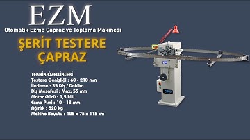 Otomatik Ezme Çapraz ve Toplama Makinesi EZM