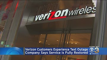Verizon Restores Service After Wireless Customers Experience Text Outage