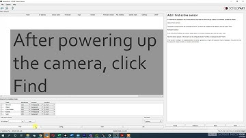 How To Set the IP address of a Sensopart Visor