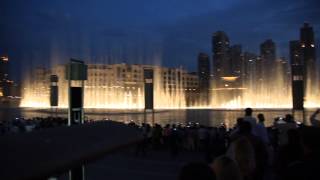 Dubai Fountain Arabic Music Performance