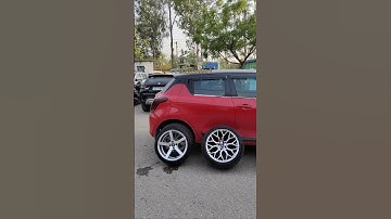 Maruti Swift 18 inch alloy#alloywheels #trending #modified