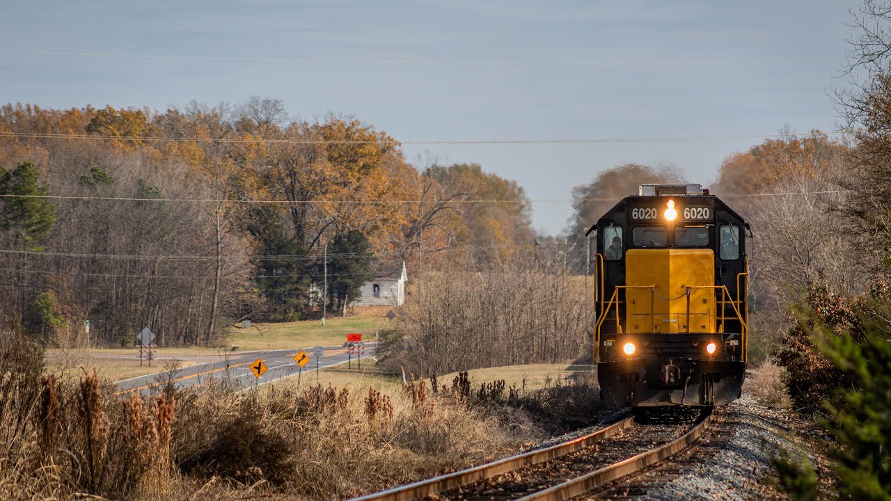 Chase of the Alabama Southern railroad from Reform-Artesia with BCOL 4652
