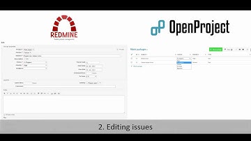 OpenProject vs Redmine - Comparison (Outdated). The new video: https://youtu.be/m6JXWarl6Ec