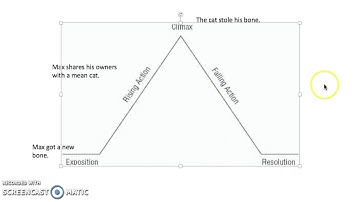 instructional video: filling out a plot diagram