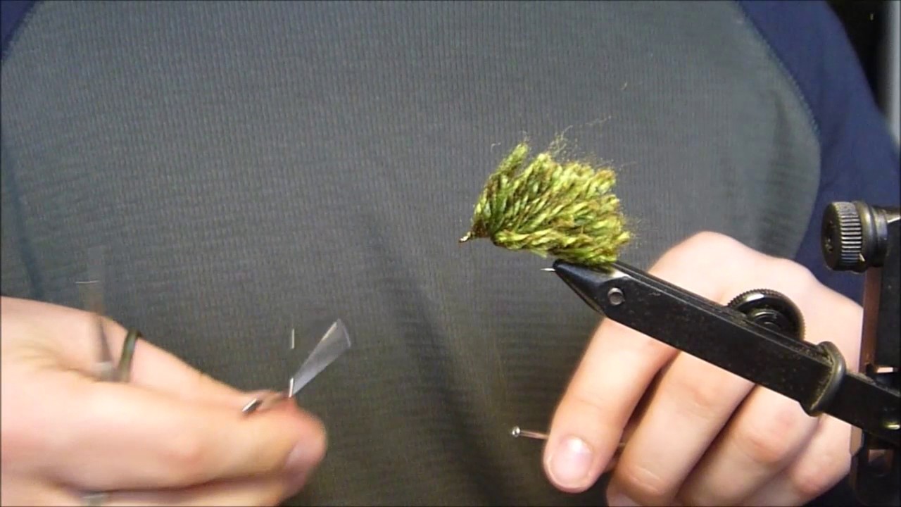 Fly Tying Moss Fly for Grass Carp YouTube