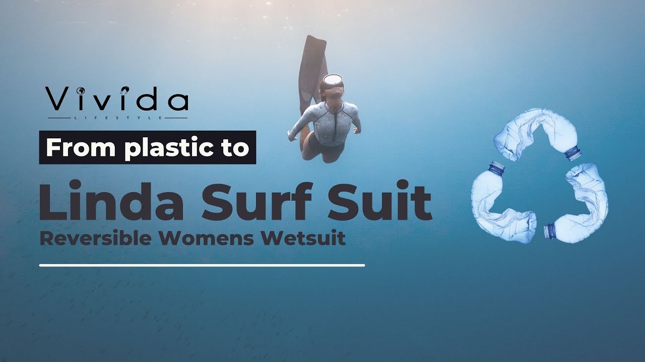 Surf Wetsuit for Women - Upcycled Car Tyres & Recycled Plastic Bottles | Vivida Lifestyle