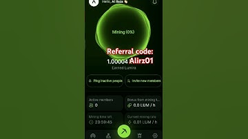 I’m currently mining Lumira Coins for free using the Airdrop Referral code: Alirz01