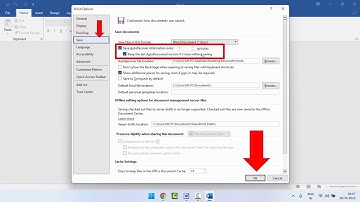 How to Enable AutoSave Option in Microsoft Word on Windows Laptop/Pc