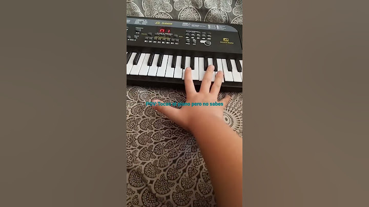 POV: Tocas el teclado pero no sabes