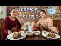 Street Food At ''Areng Cafe'' / Real Sound ASMR / Real Sound Eating / Éat With Sreypov And Lai Orn