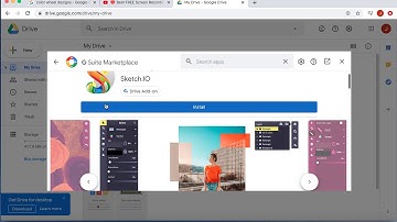 how to add sketchpad to google drive