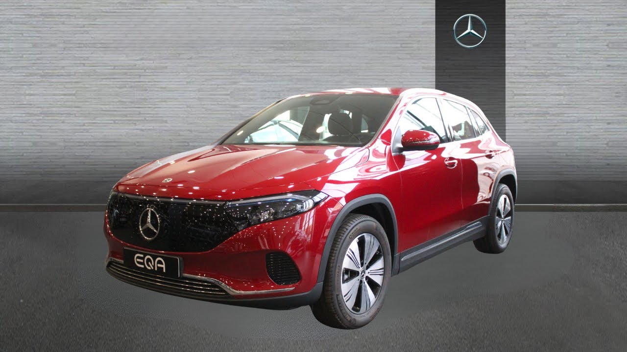 Red Eqa MERCEDES-BENZ EQA 250+ ROJO PATAGONIA, PROGRESSIVE - YouTube