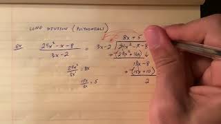 Long Division of Polynomials (made easy!)