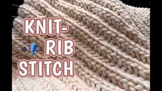 EASY How to Knit| Fisherman’s Rib Stitch #knitting #knit #knittinghelp