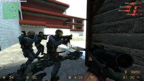 Counter Strike : Source - Veristy - Gameplay "CT Forces" (with bots) No Commentary