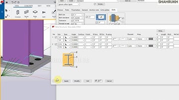 Base Plate Connection in Tekla Structures | Base Plate in TEKLA STRUCTURES| Base Plate Tutorial