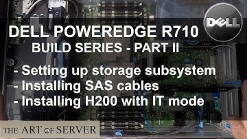 Dell PowerEdge R710 build PART 2/9 | setting up storage subsystem