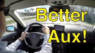 Diy Improving Aux Input For Modern Saabs Simon S Mod Trionic Seven Youtube