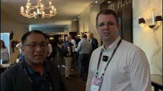 Tom Arbuthnot with Tham Chee Wai from Tecnomic