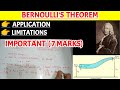 Bernoulli's theorem in pharmaceutical engineering || Pharma lectures ||