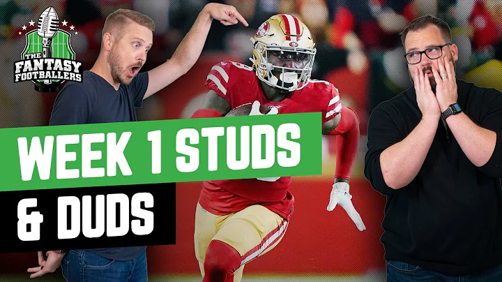 Fantasy Football 2021 - Week 1 Studs & Duds + Mond...