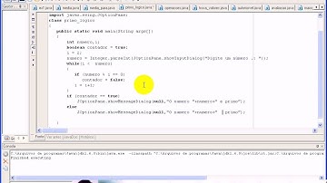 aula 1126 Algoritmos e Logica de programação   Exerc Primo Logico Java