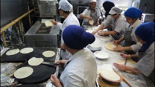 Hand Rolled Gujarati Chapati Factory | Rotli / Roti Production Line at RK Dining in Preston, UK