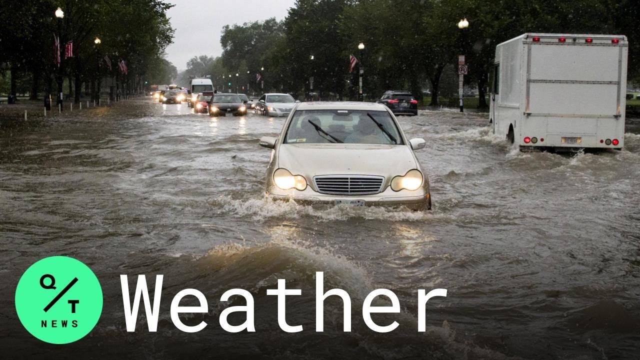 Flash Flooding Hits Streets Of Maryland And Washington D C Youtube